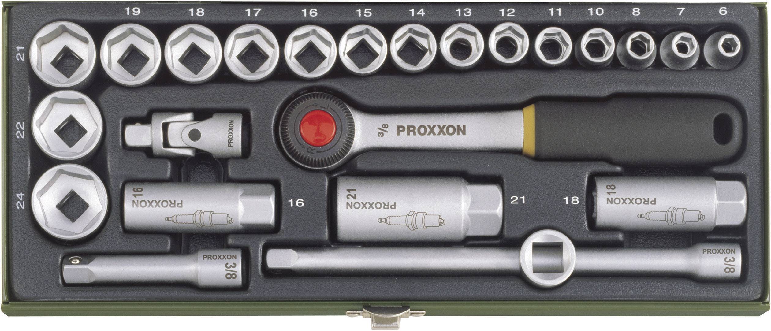 Proxxon Industrial Bit set Metric 3/8" (10 mm) 24-piece 23110