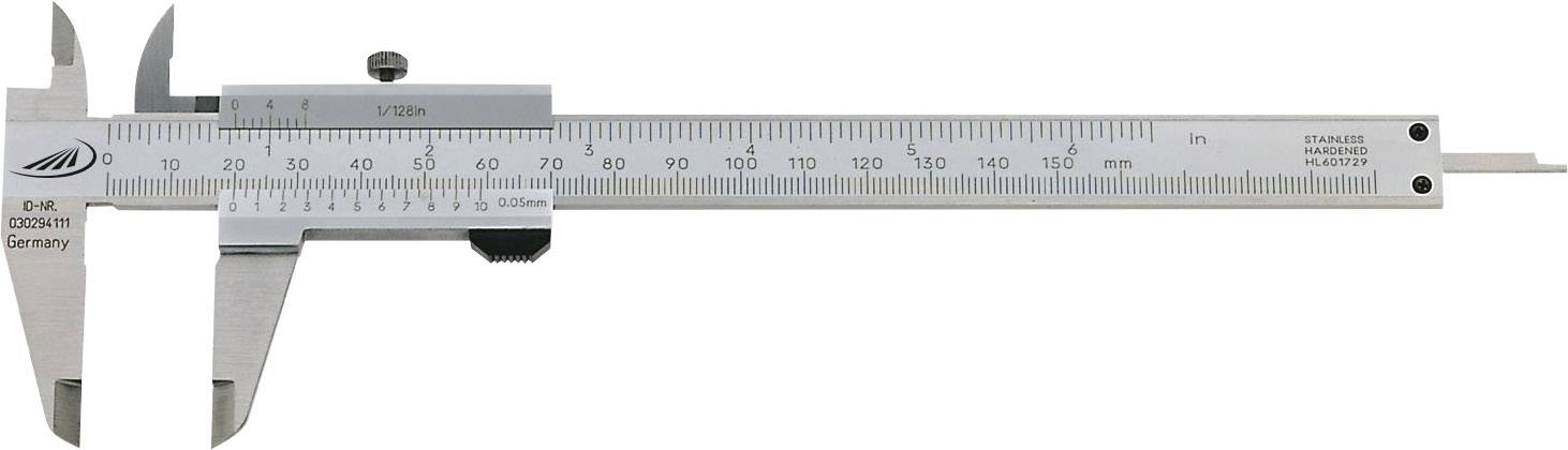 HELIOS PREISSER 0185 501 Pocket caliper 150 mm