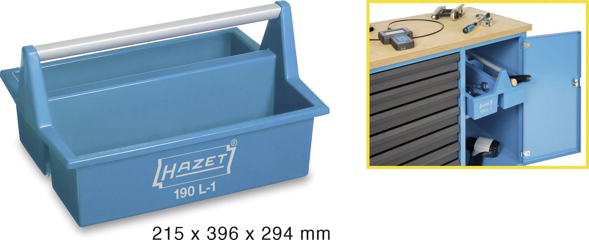 Hazet 190L-1 Tool box (empty) Plastic Blue
