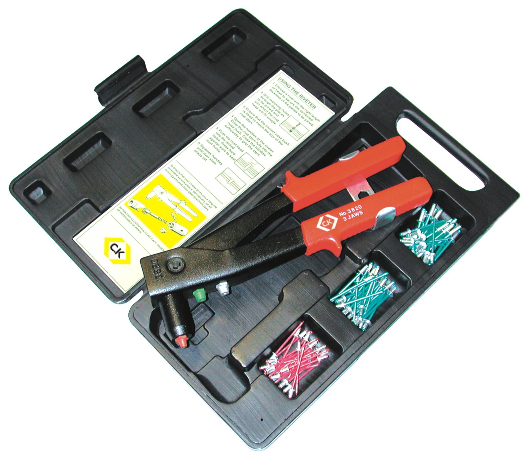 C.K T3820AS Riveter set 260 mm 1 pc(s)