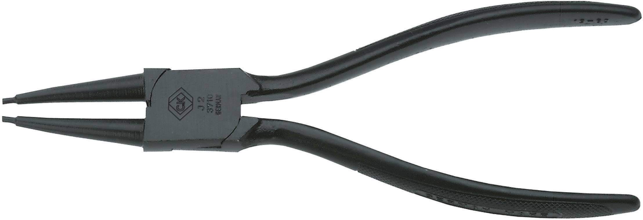 C.K T3710 7 Circlip pliers Suitable for Inner rings 19-60 mm Tip shape (details) Straight