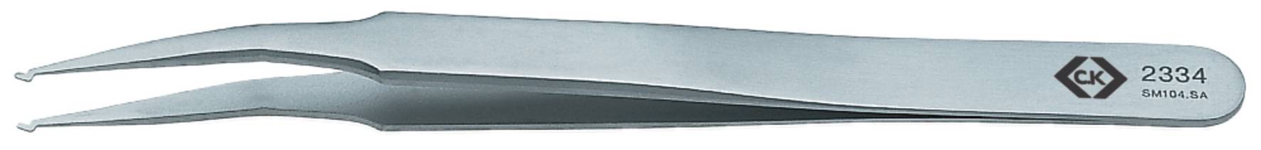 A straight metal tweezers with a fine tip, marked with '2334' and 'Made in SA'.