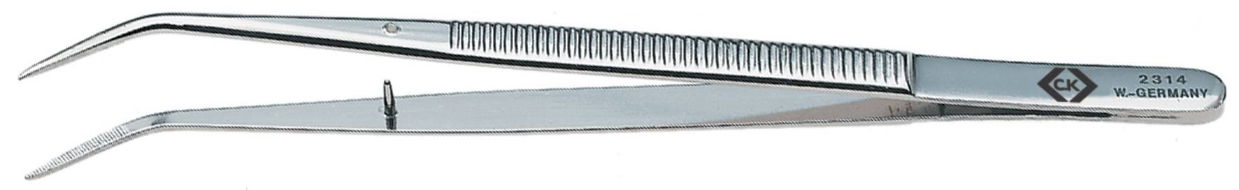 C.K T2314 Precision tweezers Pointed, curved, fine 150 mm