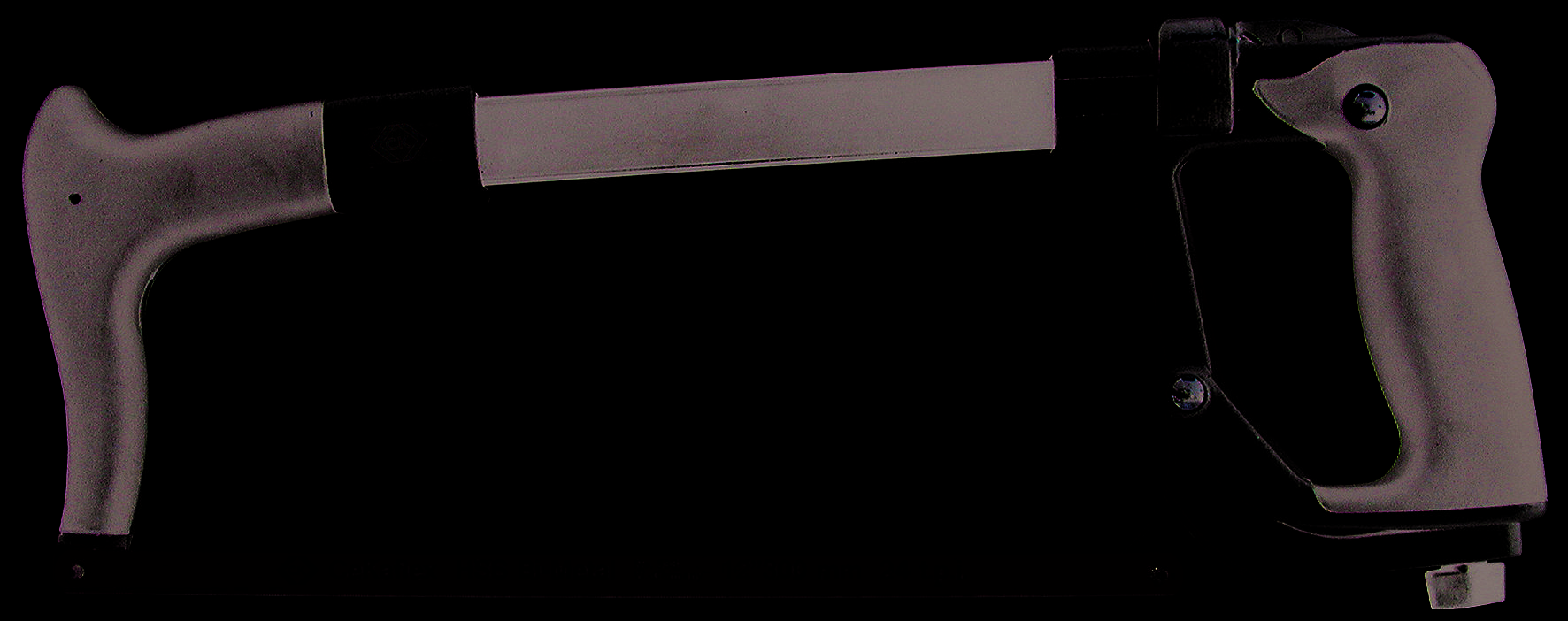 Metal saw with a black handle and green saw blade, marked with 'CekaFlex HSS Bi-Metal 12