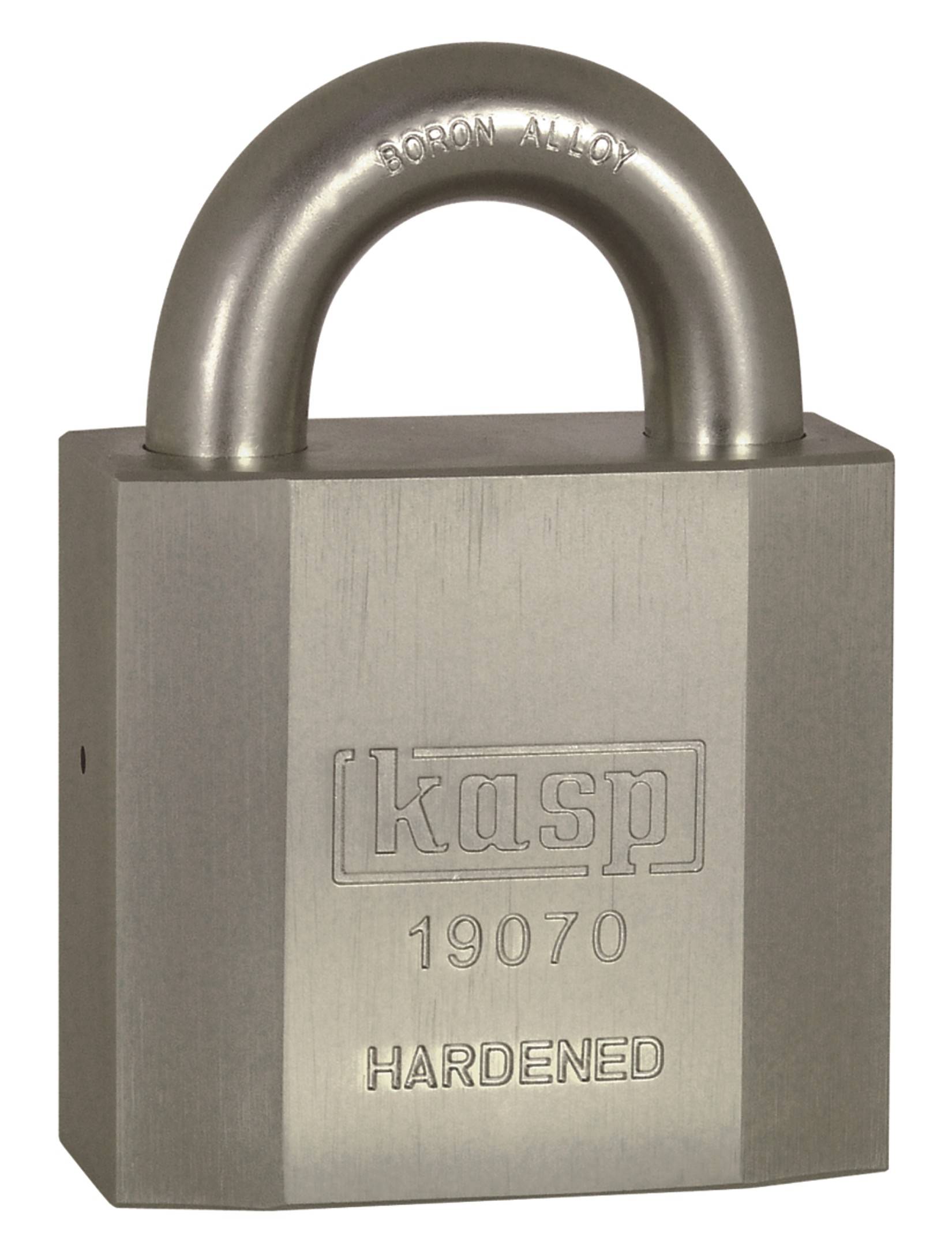 Kasp K19070D Padlock 70 mm keyed to differ Silver Key