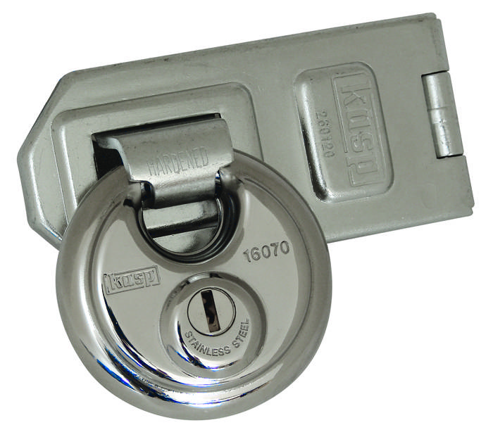 Kasp K16070D260 Padlock keyed to differ Silver Key