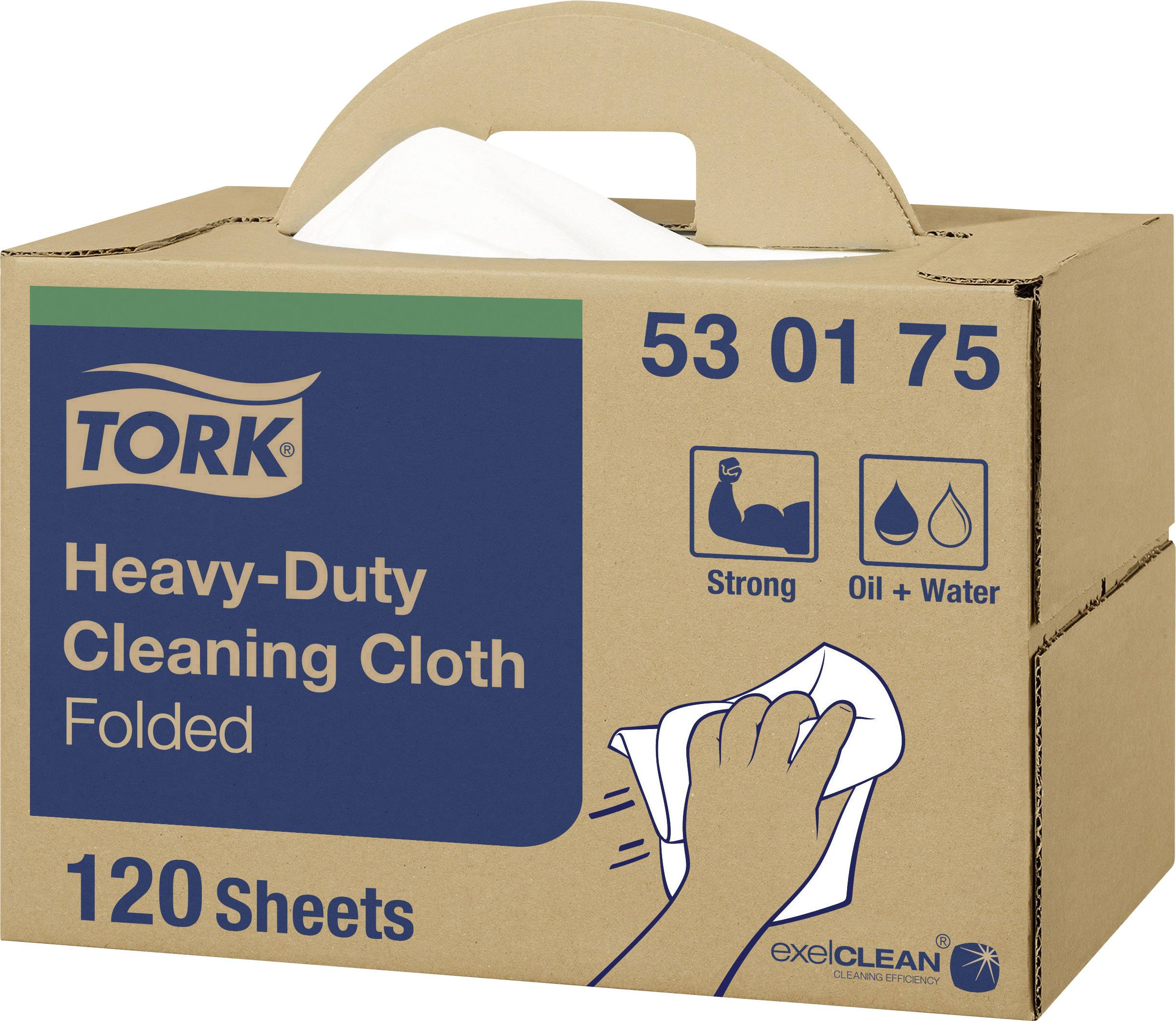 TORK 530175 Tork Premium cleaning clothes 530 (L x W) 64 cm x 38.5 cm White