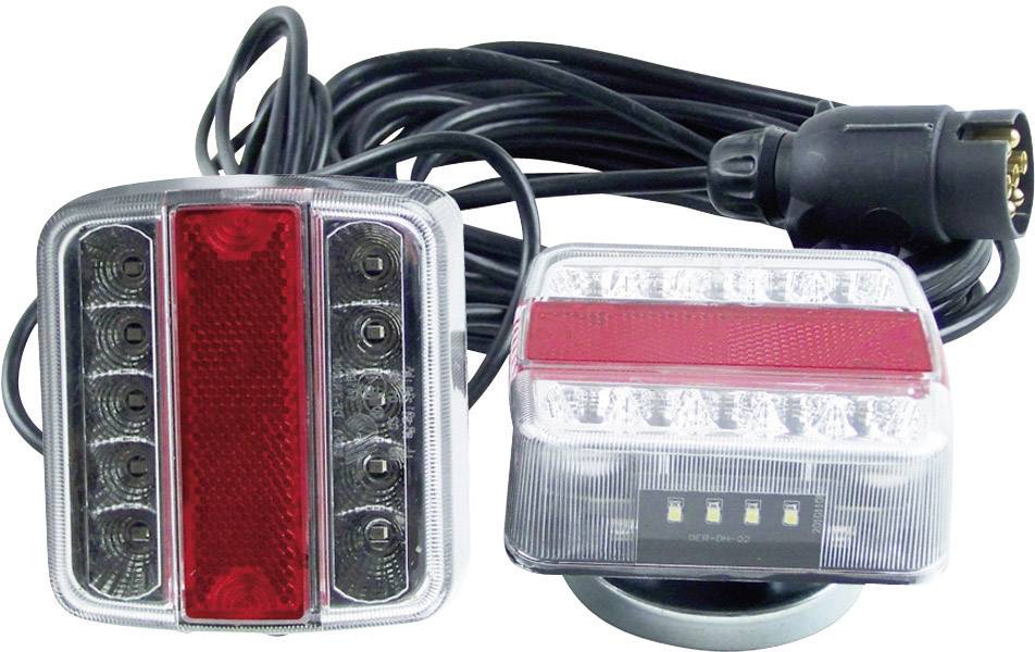 Berger & Schröter Lighting set 13-pin Turn signal, Brake light, Number plate light, Tail light right, left 12 V Transparent Clear