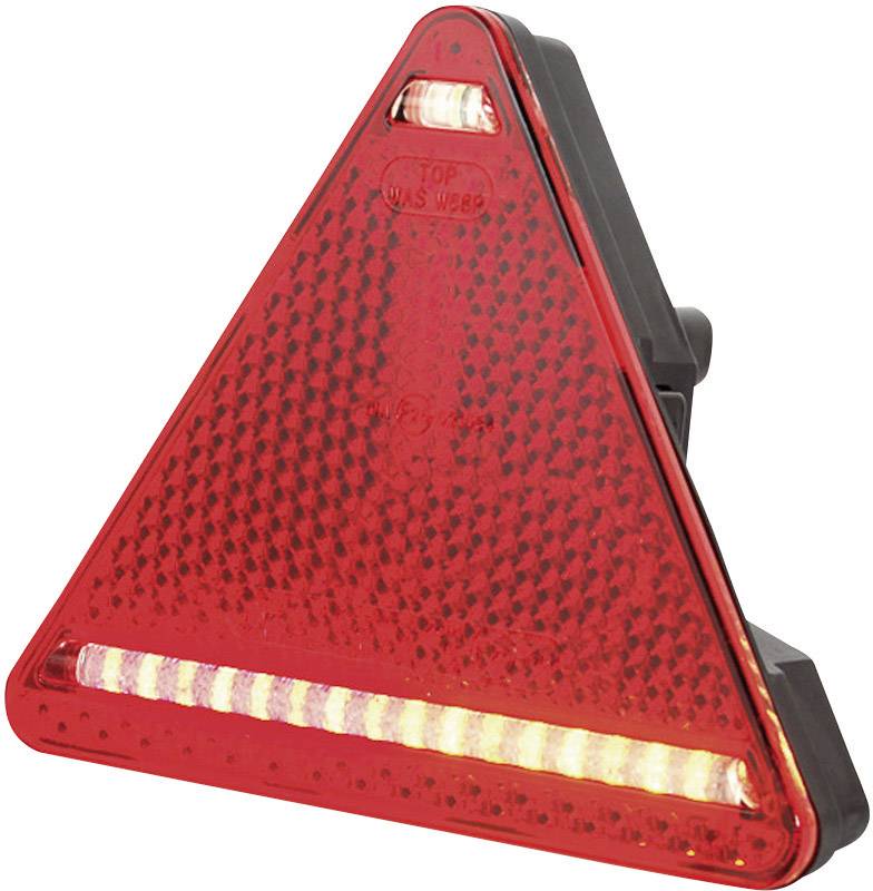 WAS Trailer tail light Open cable ends Turn signal, Reflector , Brake light, Tail light, Reversing lamps rear, right 12 V, 24 V