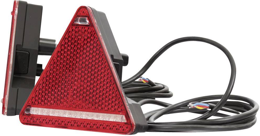 WAS Trailer tail light Open cable ends Turn signal, Reflector , Brake light, Tail light rear, right 12 V, 24 V