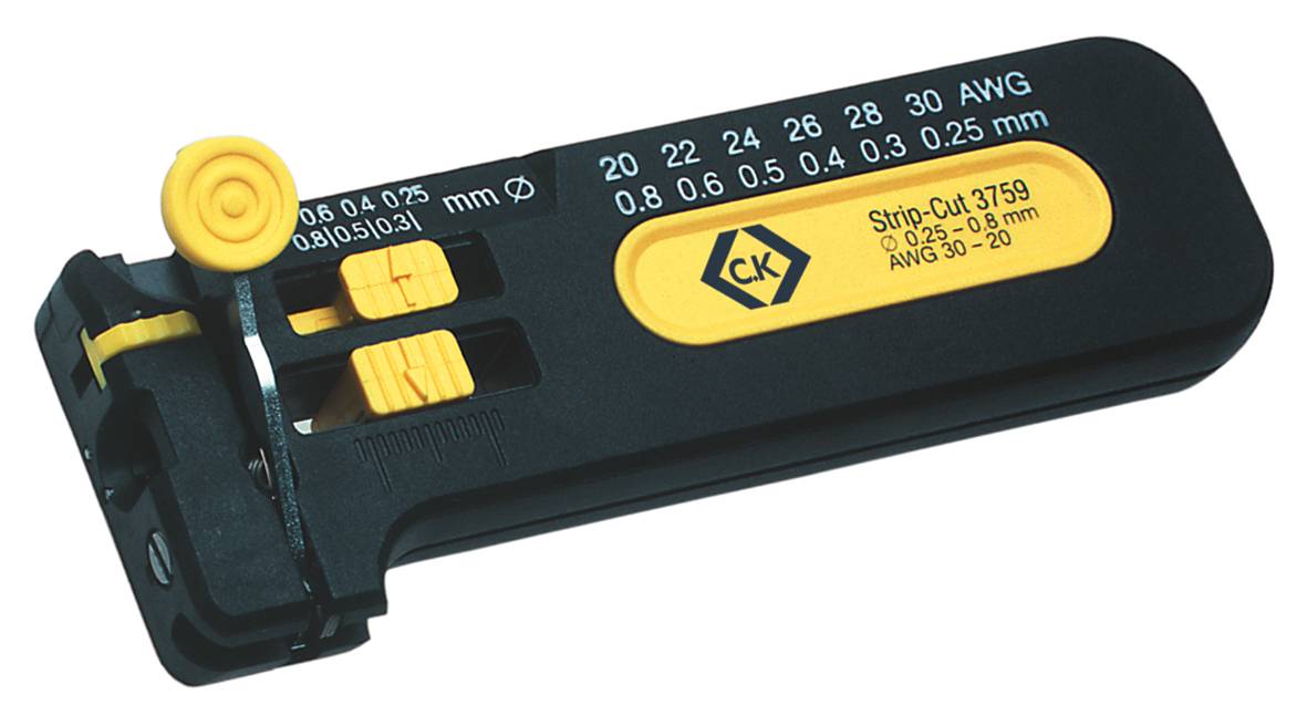C.K 330012 Wire stripping tool Suitable for PVC-coated wires, PTFE wires 0.25 up to 0.80 mm