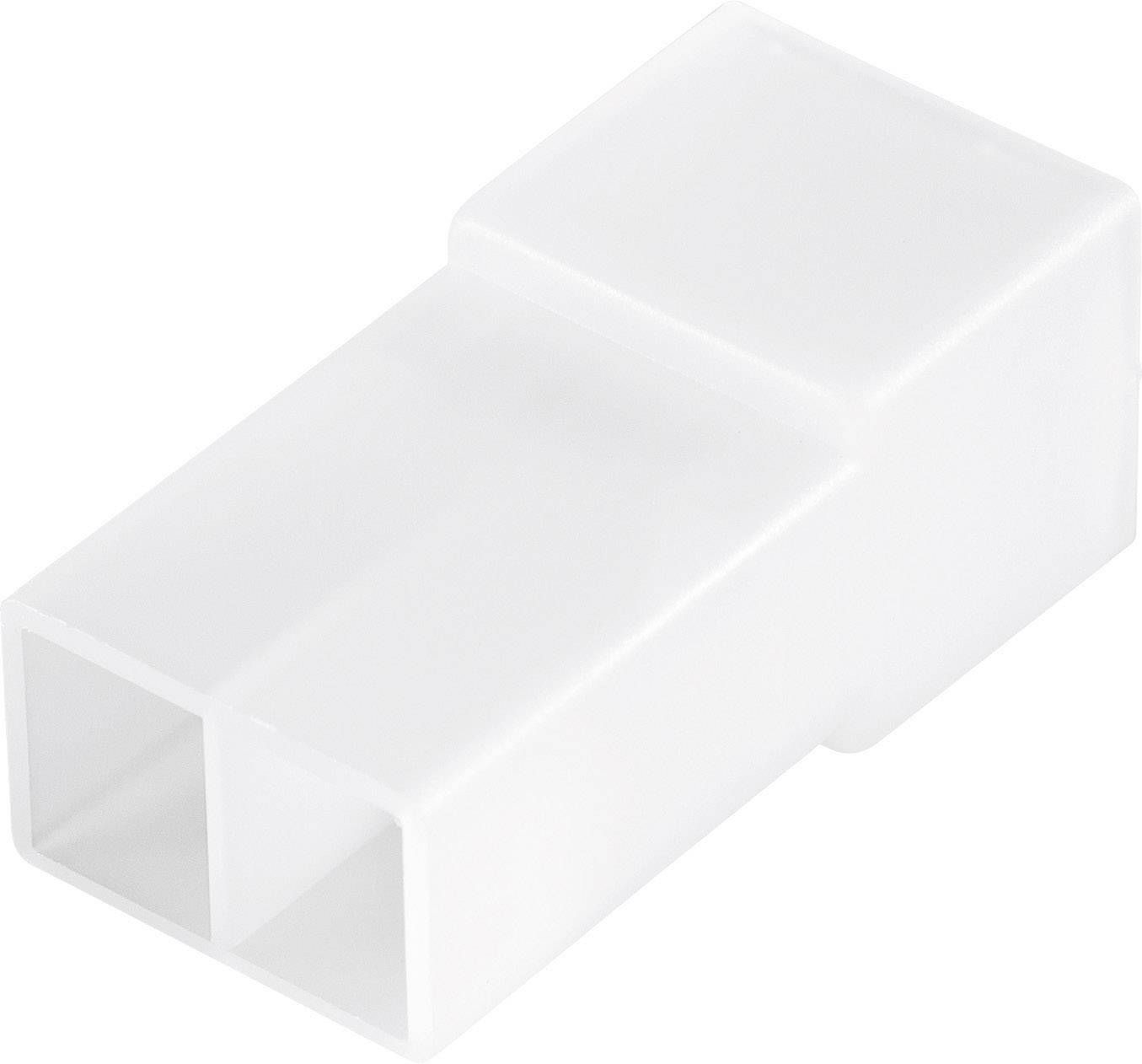 Connector housing 2-pin for spade plug Number of pins=2 MTA Automotive 4410170