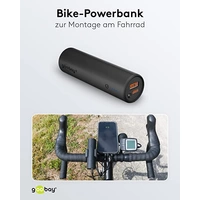 Goobay Power bank 5000 mAh Li-ion Black Status display, LED torch Goobay Power bank 5000 mAh Li-ion Black Status display, LED torch