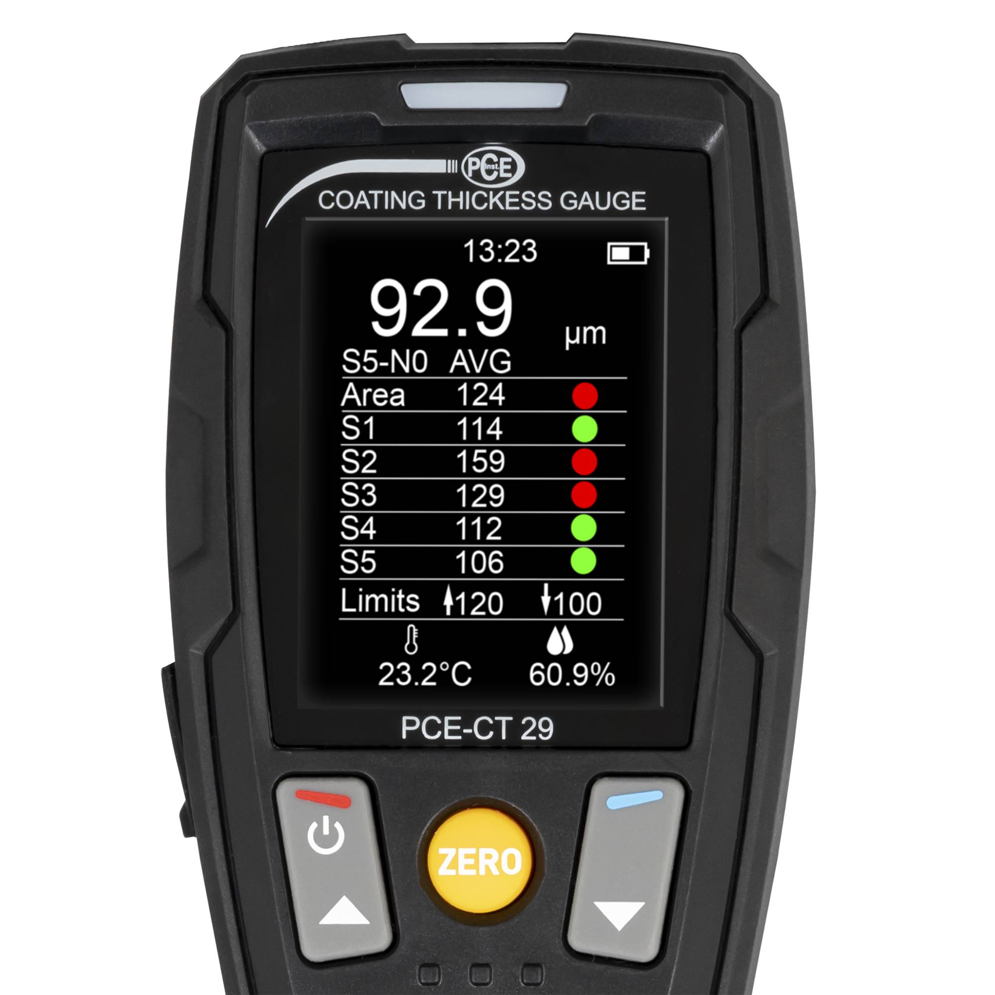 PCE Instruments PCE-CT 29 Paint meter 0 - 2000 µm