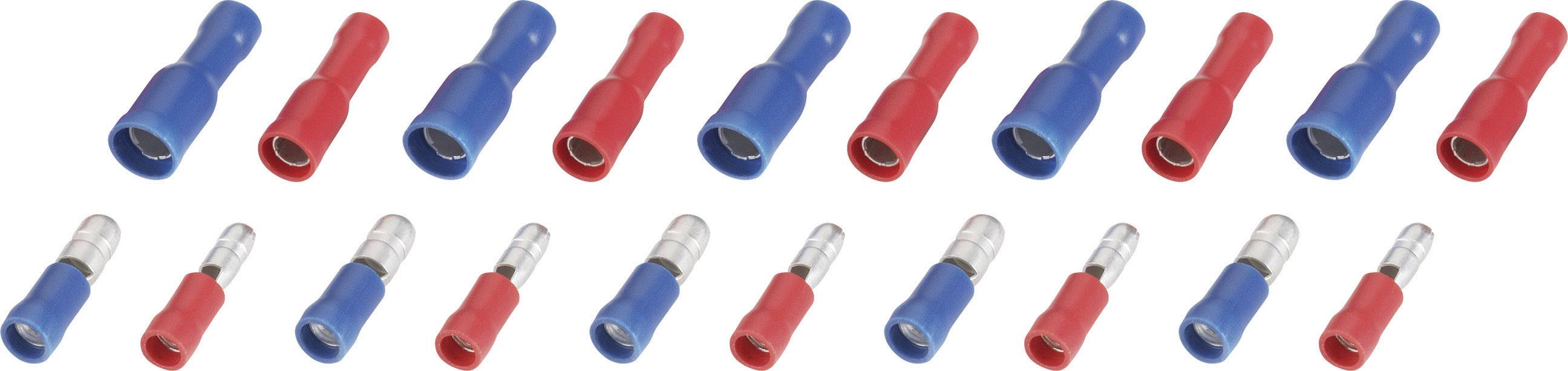 323005 Crimp connector set 0.205 mm² 2.50 mm² Blue, Red 20 pc(s)