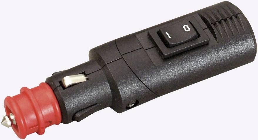 ProCar Safety Universal Plug (angled) Max. load capacity=8 A Compatible with (details) Cigarette lighter and standard sockets