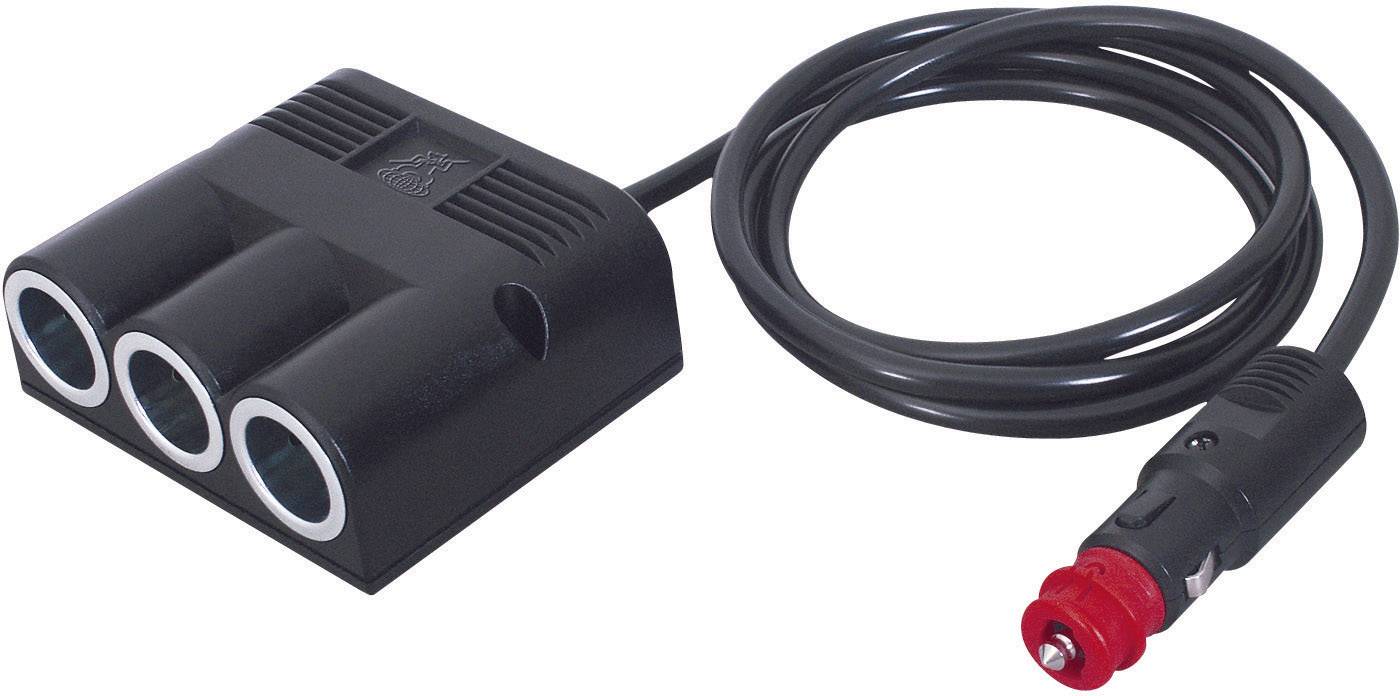 ProCar 67611500 In-car 12V splitter No. of 12V connectors 3 x Max. load capacity 16 A