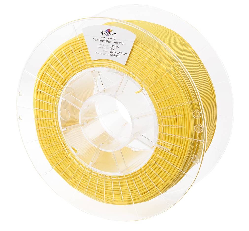 Spectrum Filaments 80020 PLA Premium Filament PLA 1.75 mm 1000 g Bahama yellow, Yellow 1 pc(s)