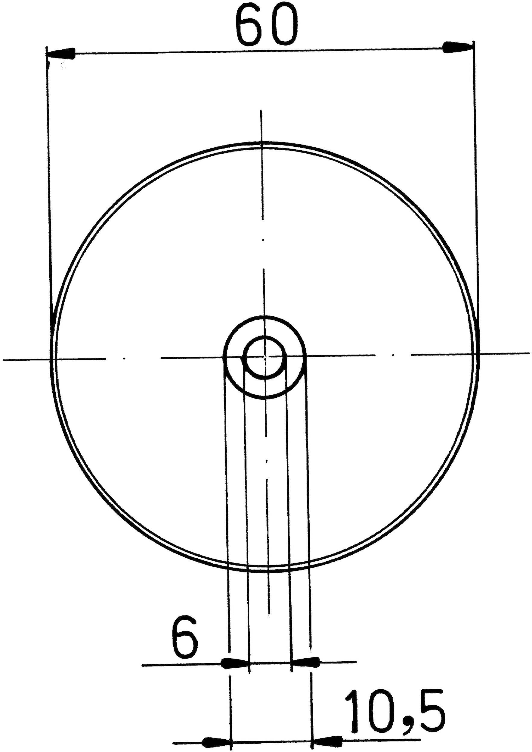 SecoRüt Reflector Round Orange (Ø) 60 mm