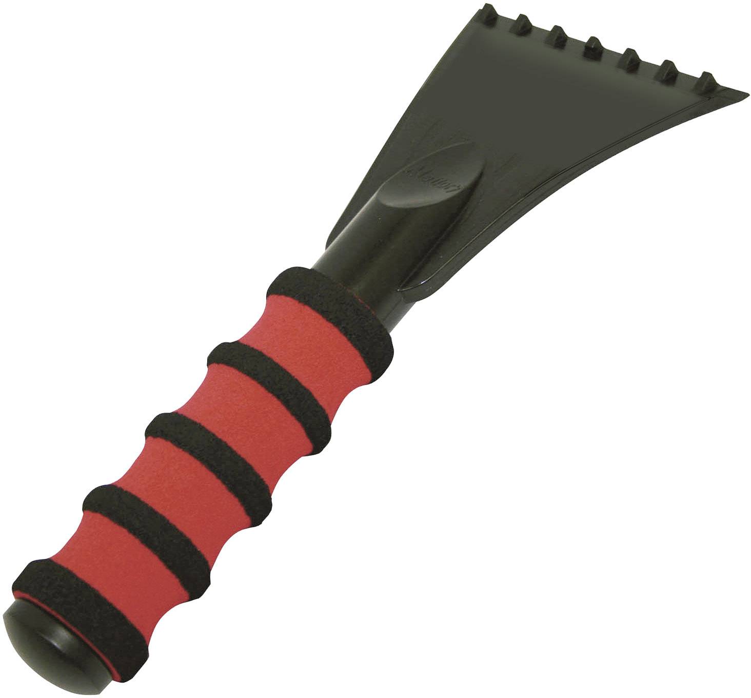 NIGRIN Plastic Ice scraper/brush Soft grip Black, Red