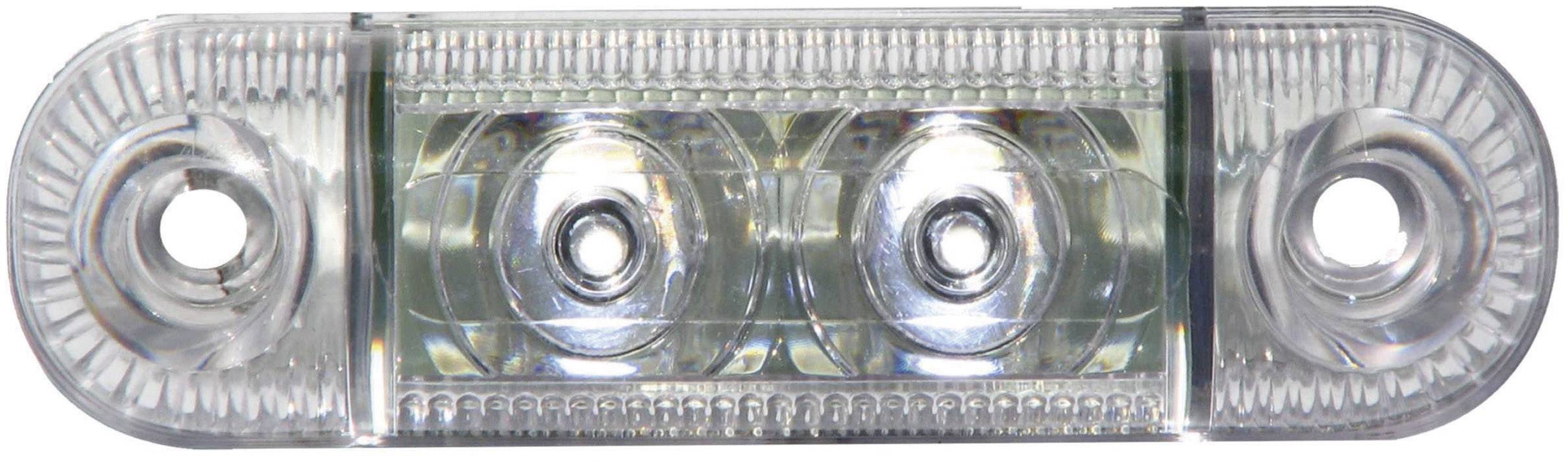 SecoRüt End outline marker Marker lateral 12 V, 24 V White Clear glass