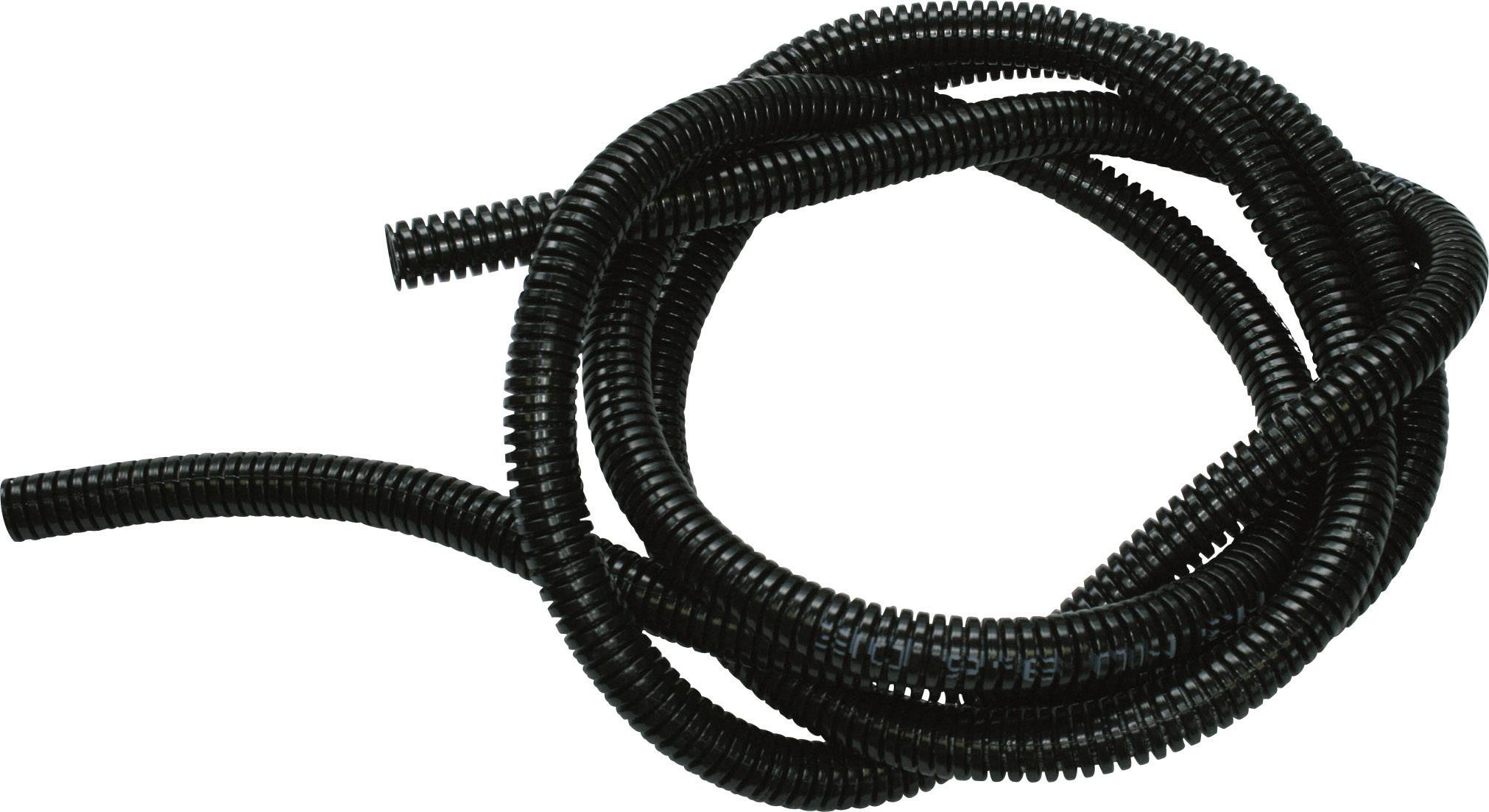 Protective sleeve IWH 078404 Inside diameter 8,5 mm Black 2 m
