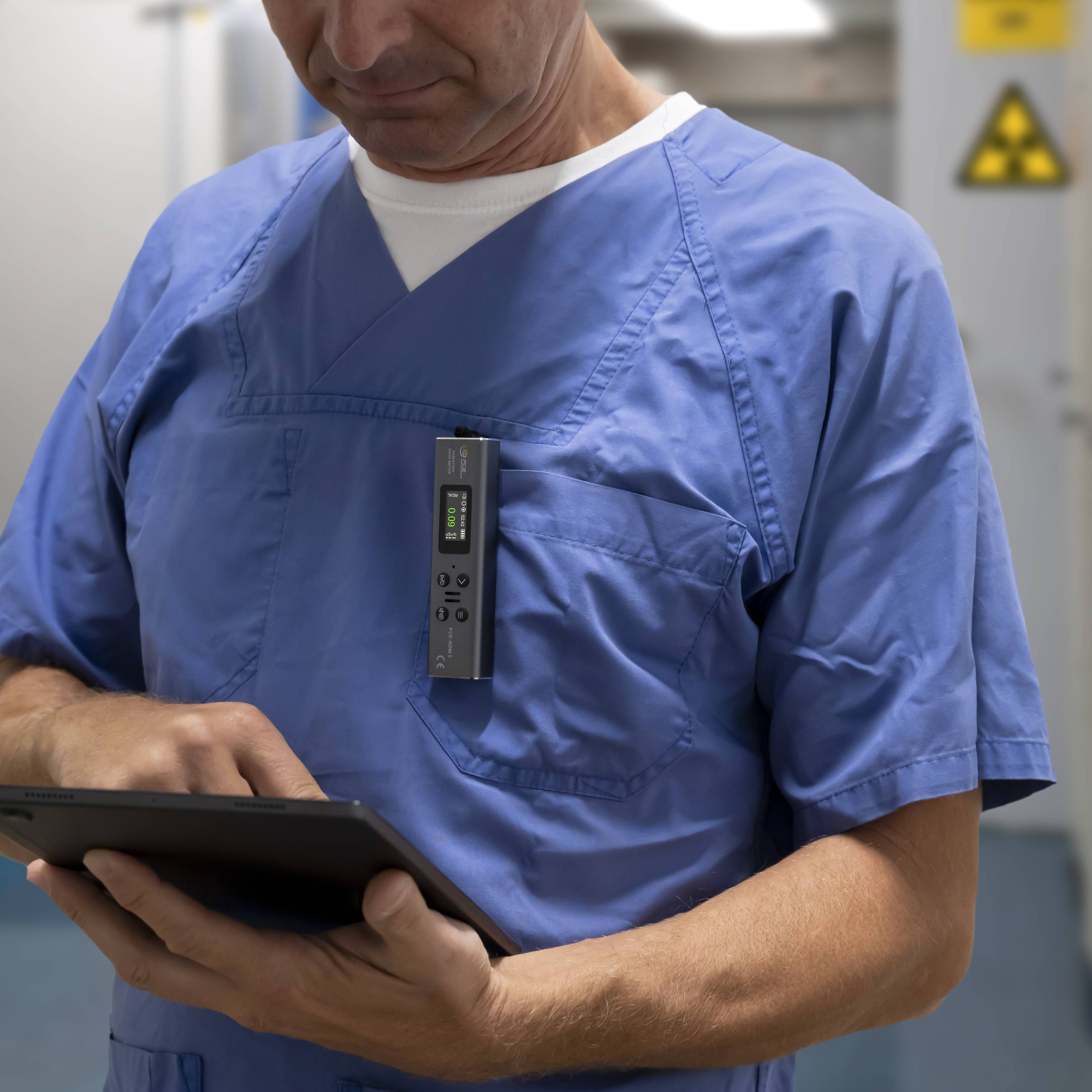 PCE Instruments PCE-RDM 5 Geiger-Mueller counter Radiation: Beta, Gamma, X-ray Acoustic signal, Incl. dosimeter, Visual signal