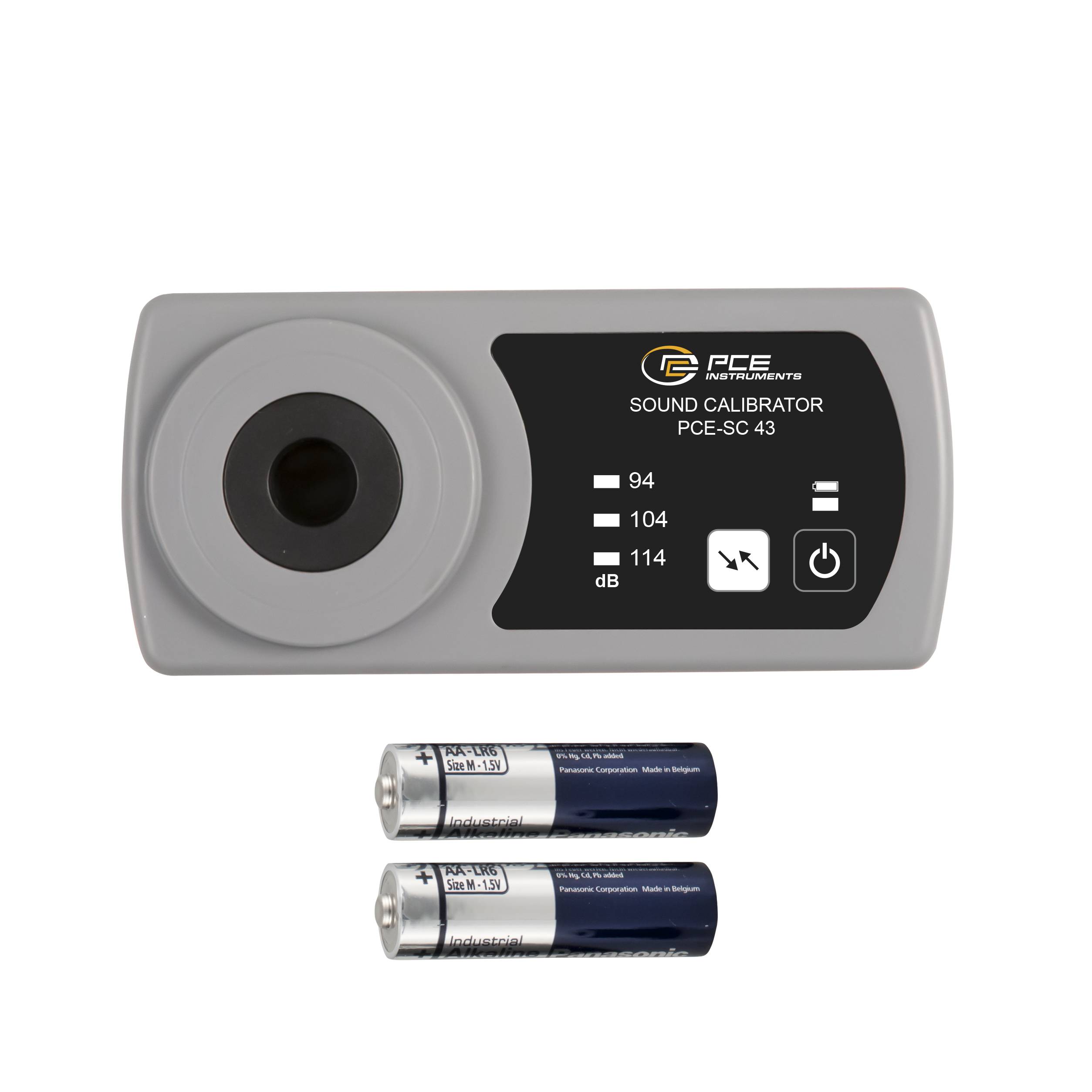 PCE instruments Sound Level Meter PCE-354-SC43 incl. Sound Calibrator |30...130 db |20...12500 Hz |Leq |Lap |LCP