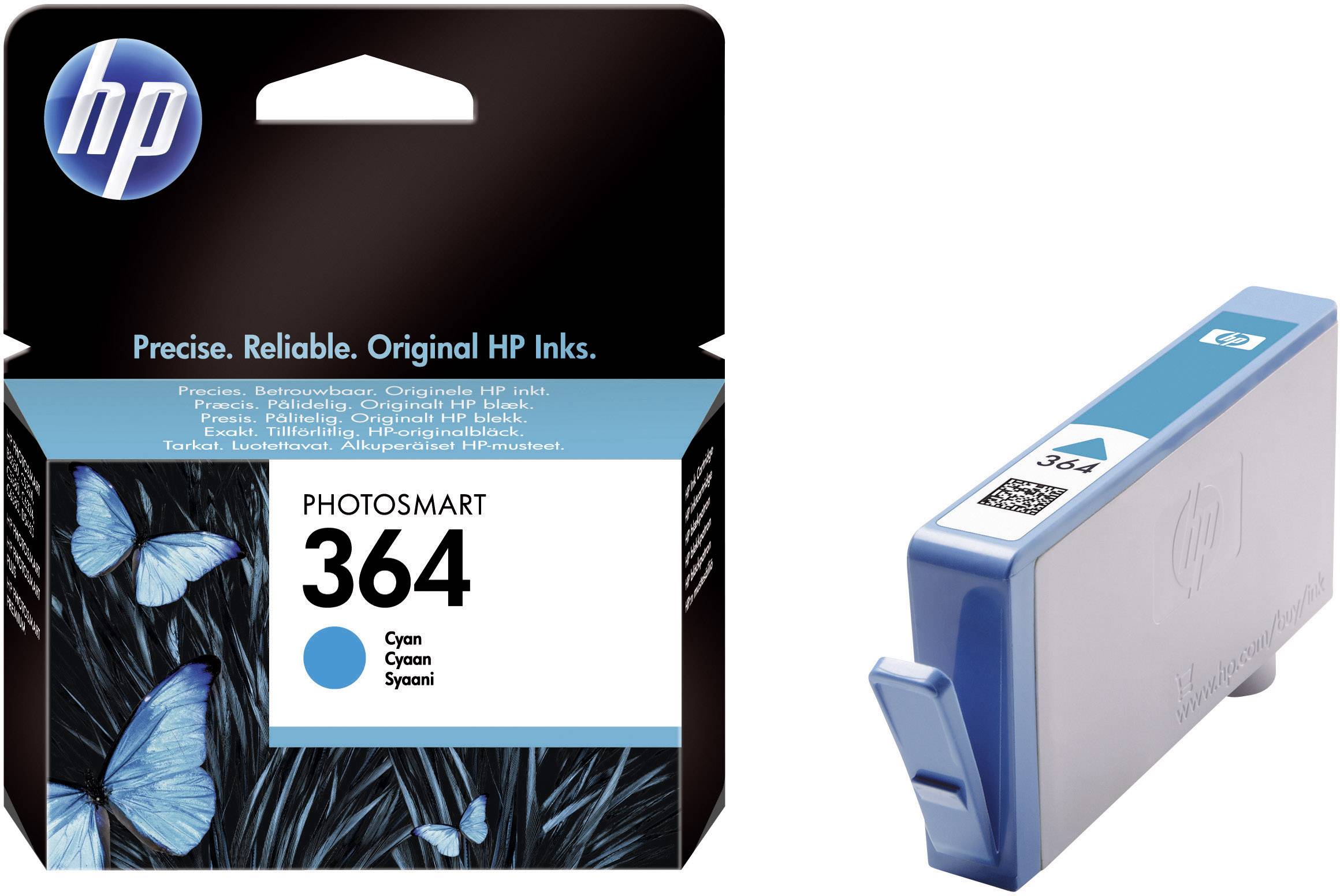HP 364 Ink Original Cyan CB318EE Ink