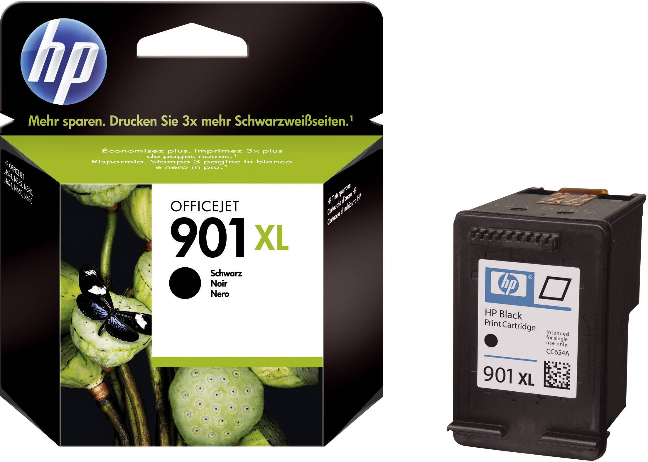 HP Ink 901XL Original Black CC654AE Ink cartridge