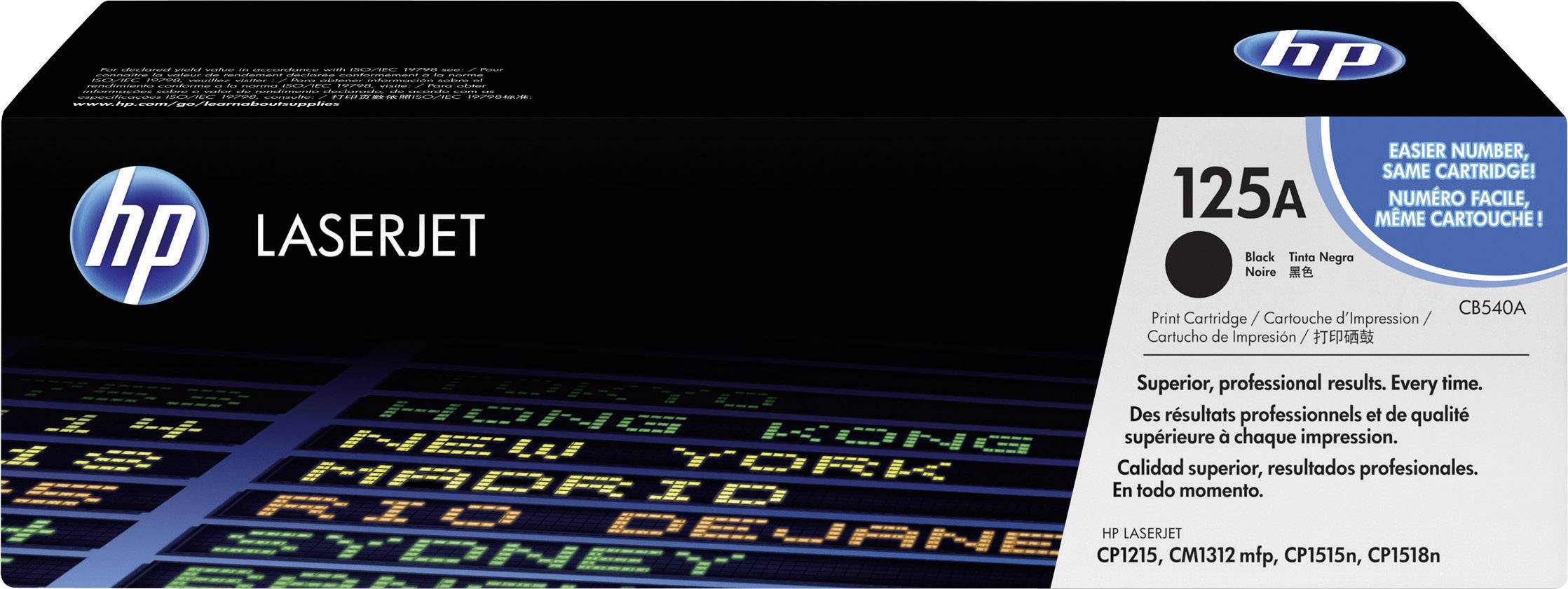 HP Toner 125A Original Black 2200 Sides CB540A