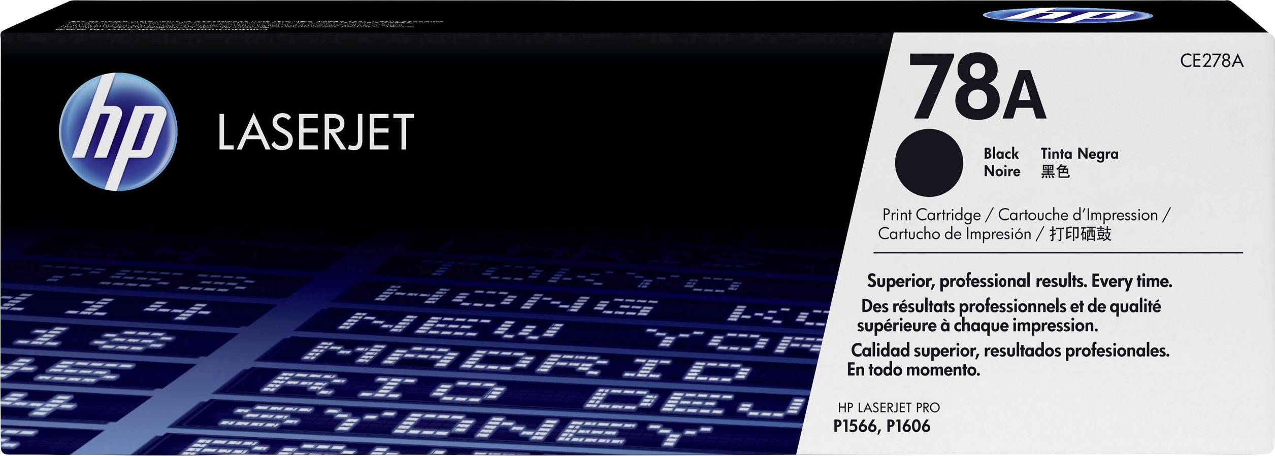 HP LaserJet 78A printer cartridge with black ink. Suitable for professional print results. Model CE278A.