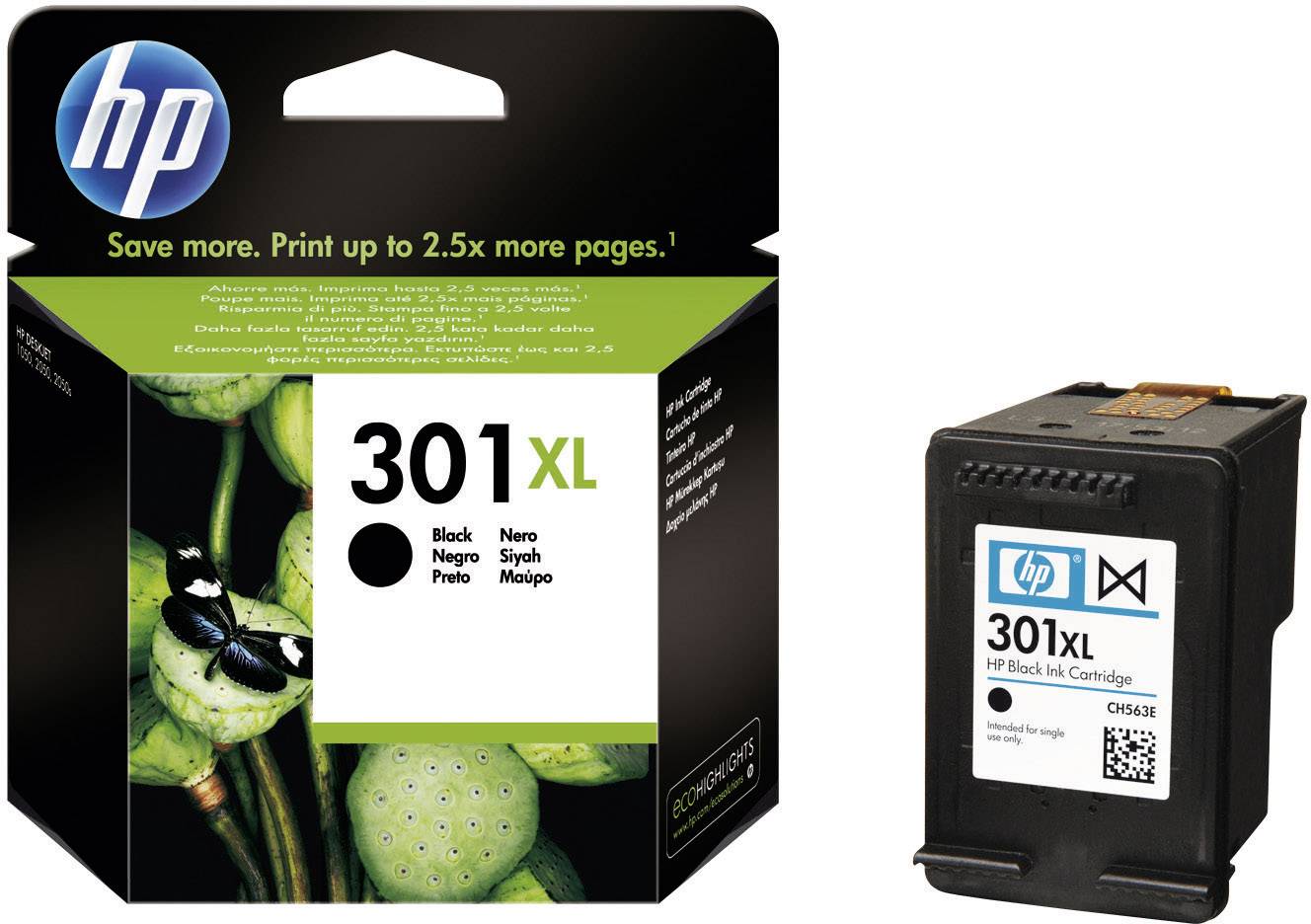 HP 301XL Ink cartridge Original Black CH563EE Ink