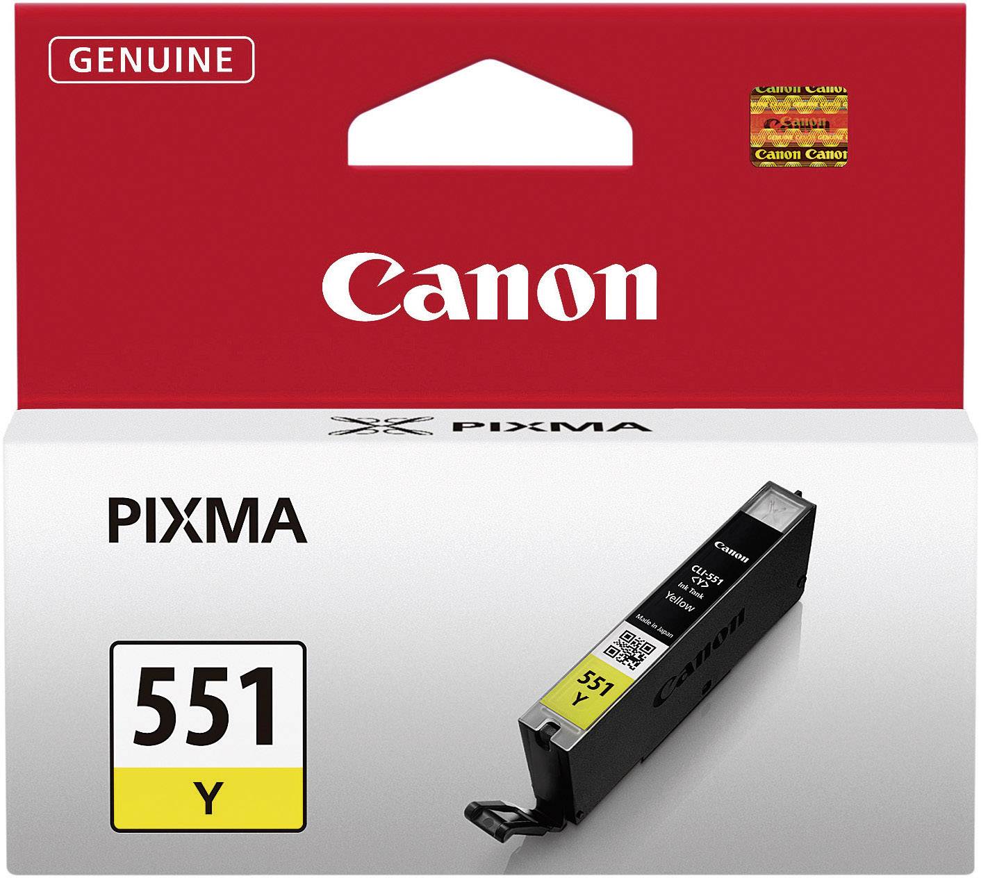 Canon Ink cartridge CLI-551Y Original Yellow 6511B001