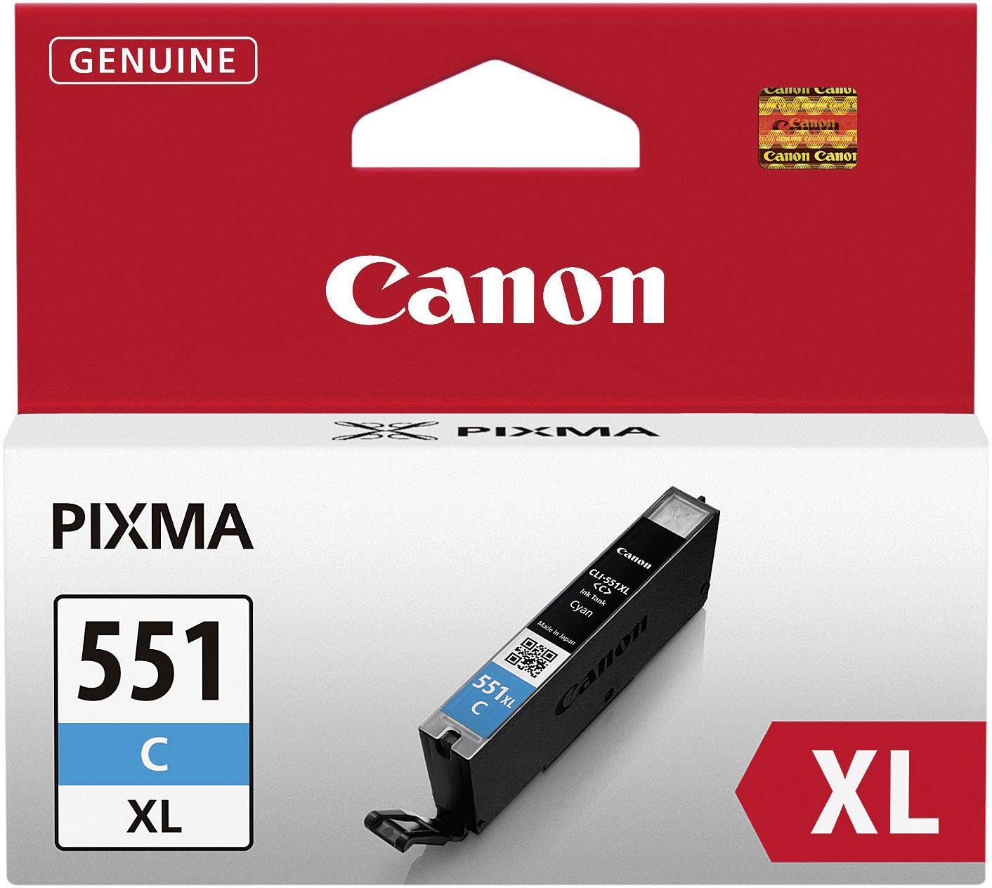 Canon Ink cartridge CLI-551C XL Original Cyan 6444B001