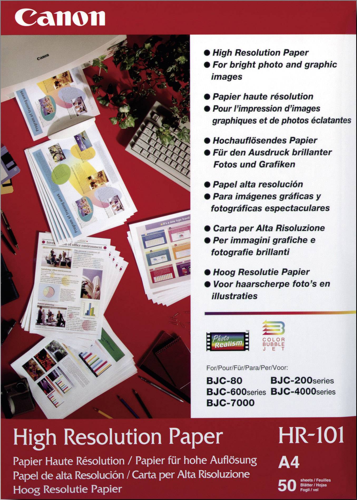 Canon High Resolution Paper HR-101N 1033A002 Photo paper A4 106 g/m² 50 sheet Matt