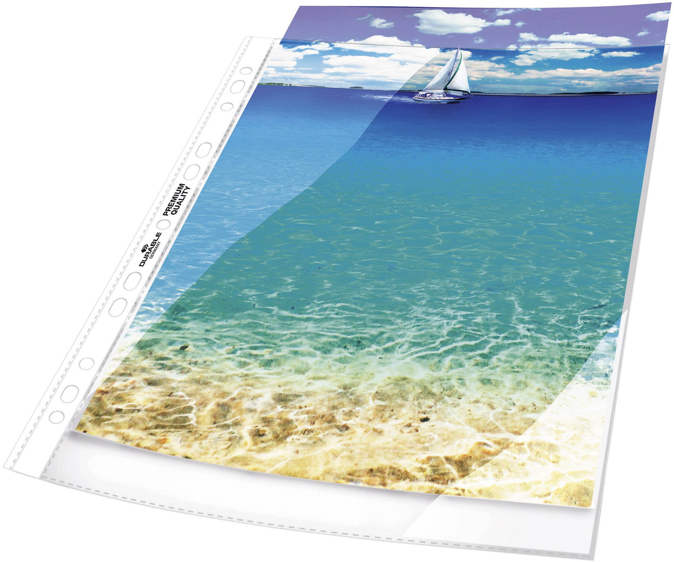 Durable Punched pocket 2651 A5 Polypropylene 0.08 mm Glassy 265119 25 pc(s)