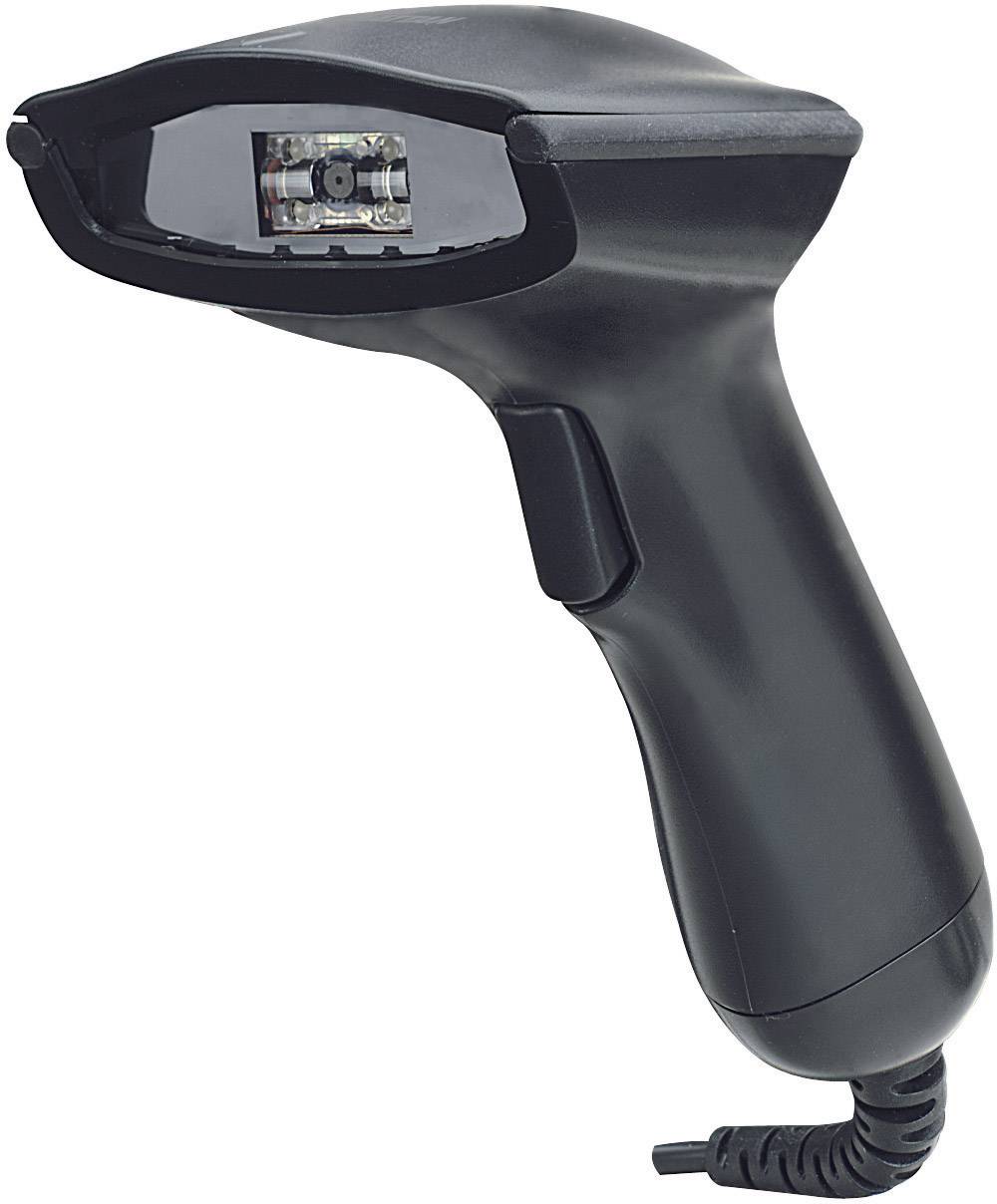 Manhattan 177603 USB-Kit Barcode scanner Corded 1D, 2D Imager Black Hand-held USB