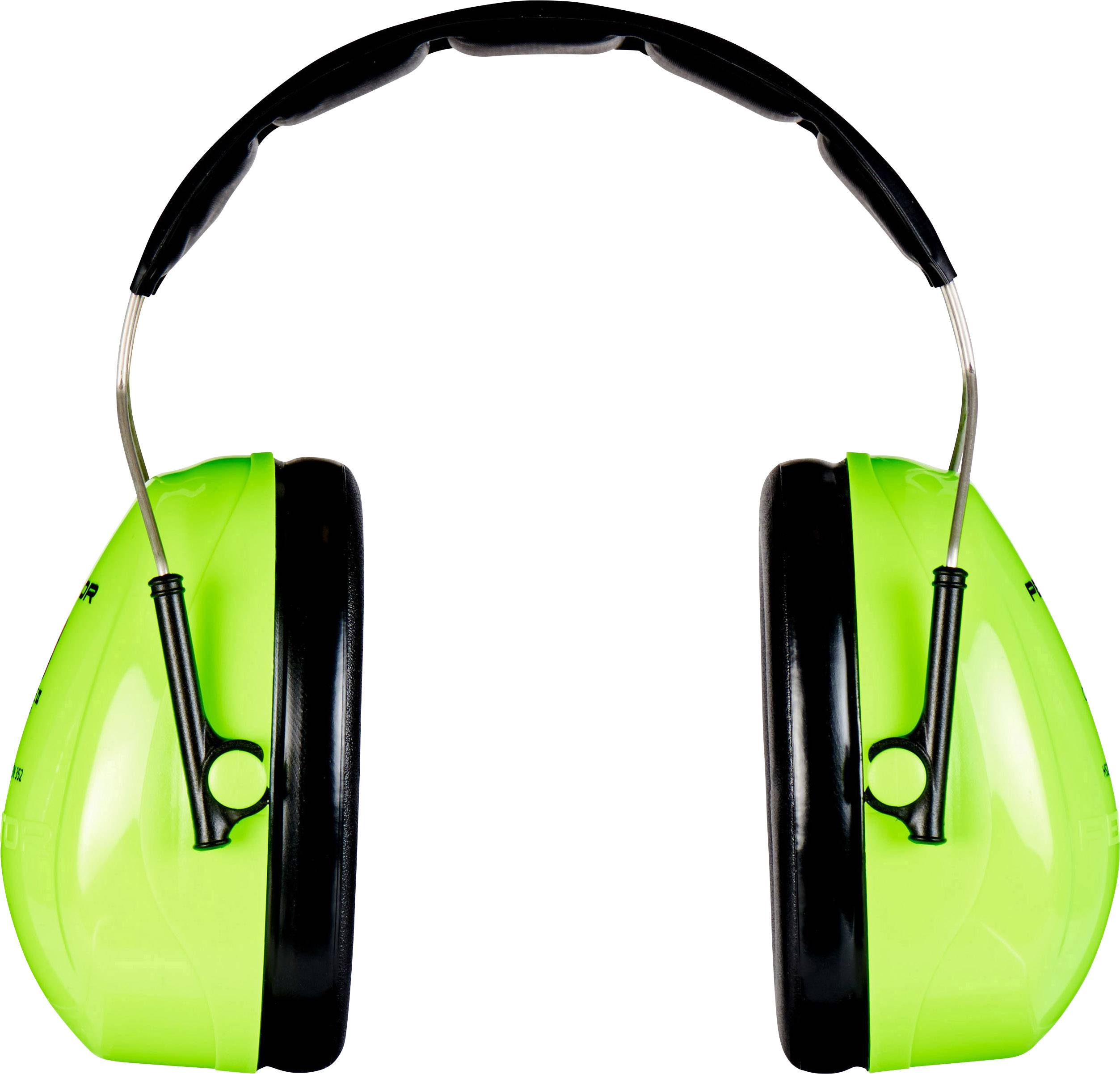 3M Peltor H520AV Optime II Neon green Ear Defenders