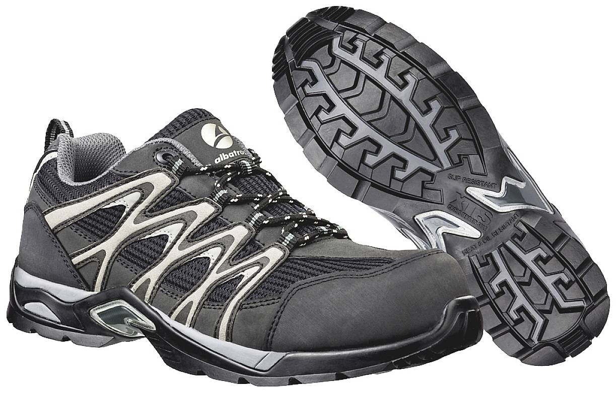 Albatros 641390-43 Protective footwear S1P Shoe size (EU): 43 Black, Grey 1 Pair