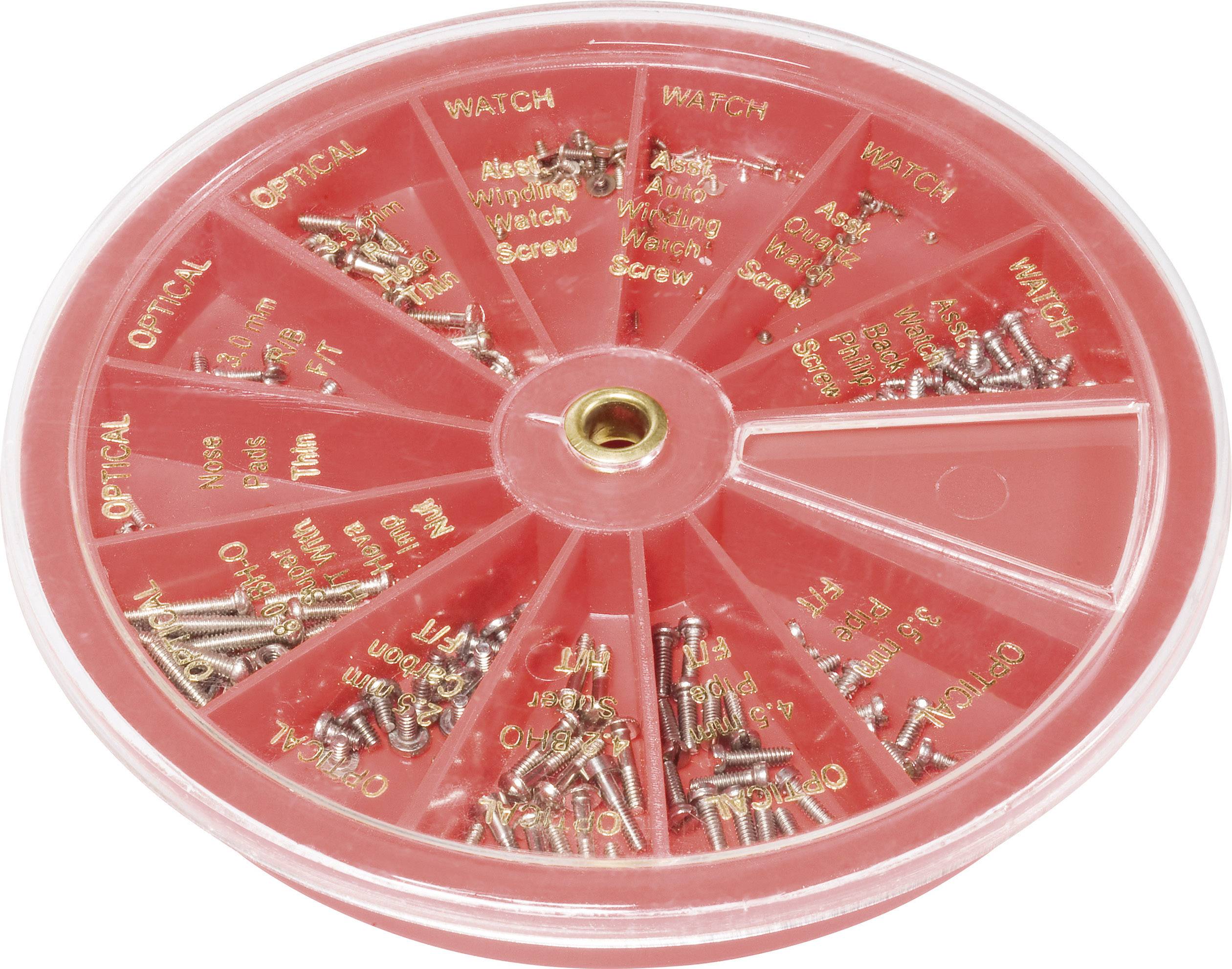 TOOLCRAFT 7040497 Watch screw set 240-piece