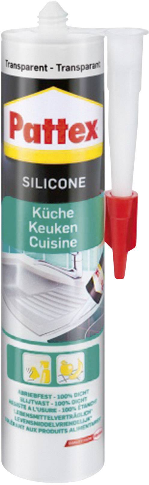 Pattex Küche Silicone Factory colour Transparent PFKST 300 ml