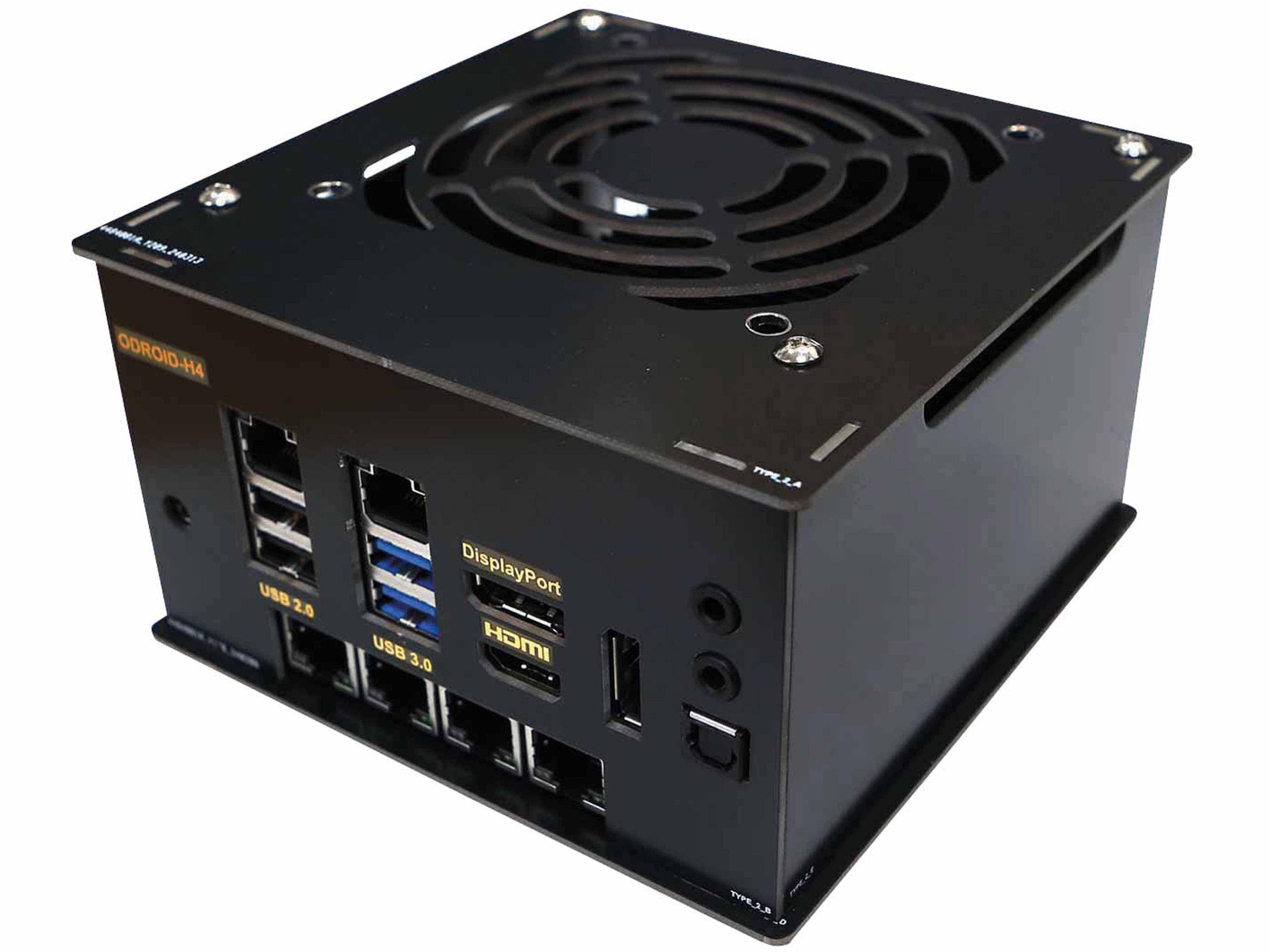 ODROID H4-CASE 2 SBC housing Black