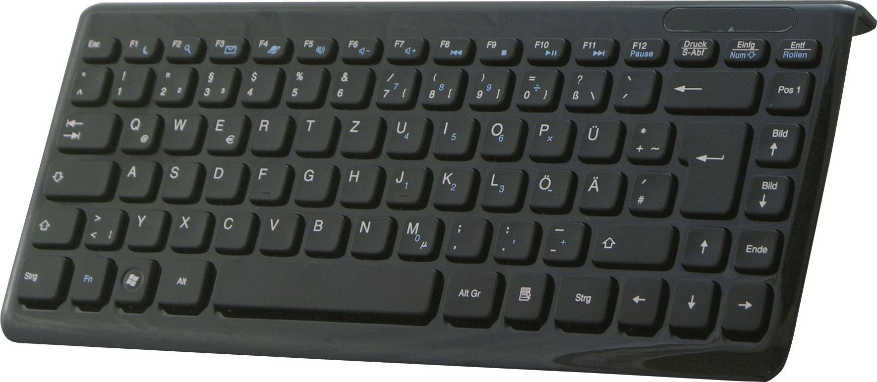 Perixx Periboard-407 USB Keyboard German, QWERTZ Black