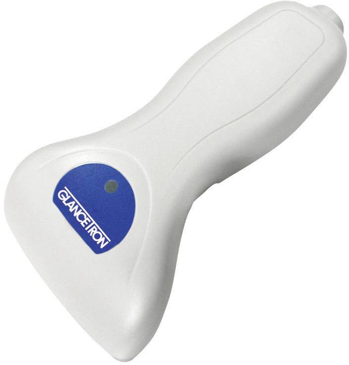 Glancetron 2009 USB-Kit Barcode scanner Corded 1D Linear imager White Hand-held USB