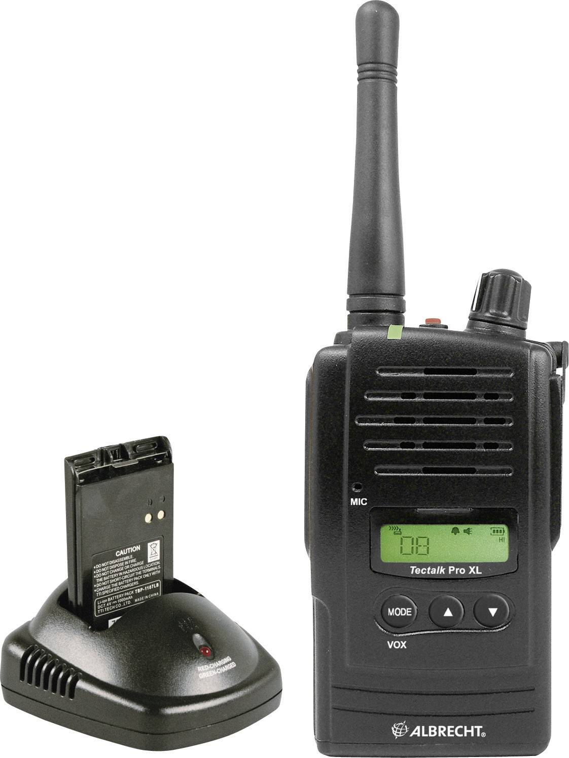 Albrecht Tectalk PRO XL 29786 PMR handheld transceiver