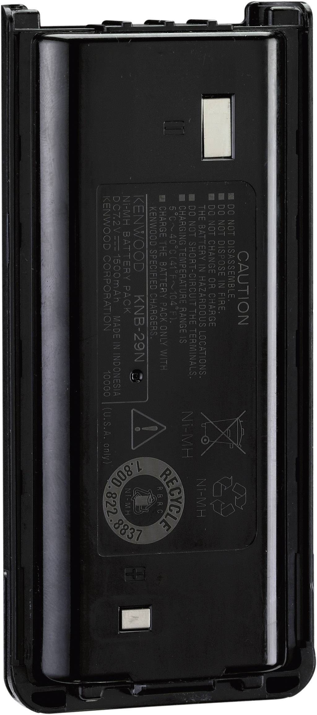 Kenwood Replaces original battery (original) KNB-29N Walkie-talkie battery 7.2 V 1500 mAh