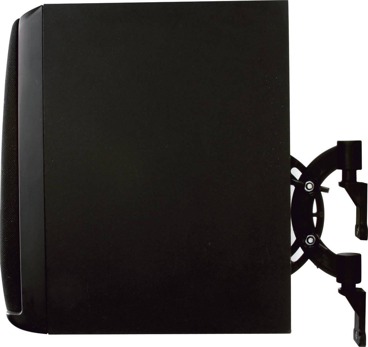 B-Tech BT1 Speaker wall mount Tiltable, Swivelling Distance to wall (max.): 5.5 cm Black 1 Pair