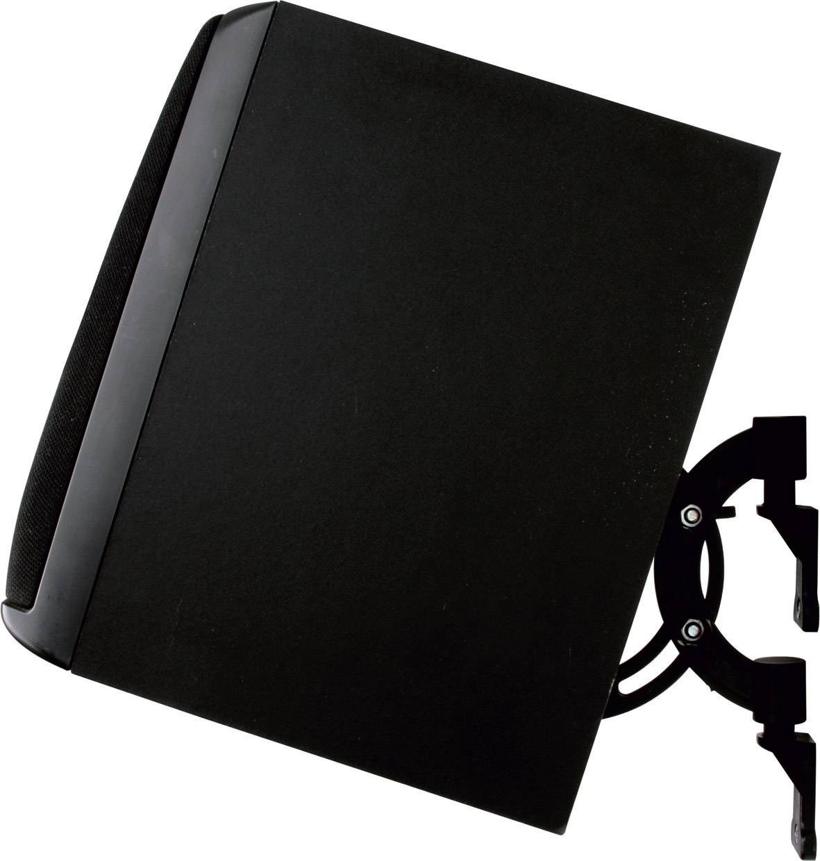 B-Tech BT1 Speaker wall mount Tiltable, Swivelling Distance to wall (max.): 5.5 cm Black 1 Pair