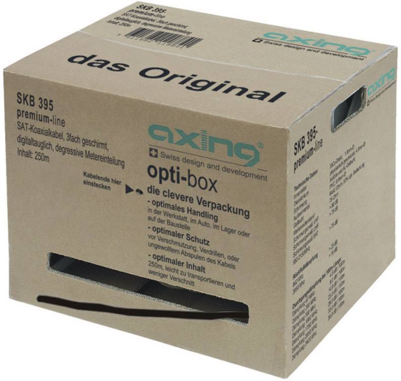 Axing SKB 395-14 SAT Cable Coaxial 250.00 m triple shielding